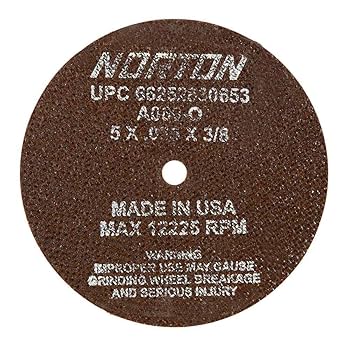 Amazon.com: Norton 66252830653 5X.035x3/8 in. A60-OBNA2 AO